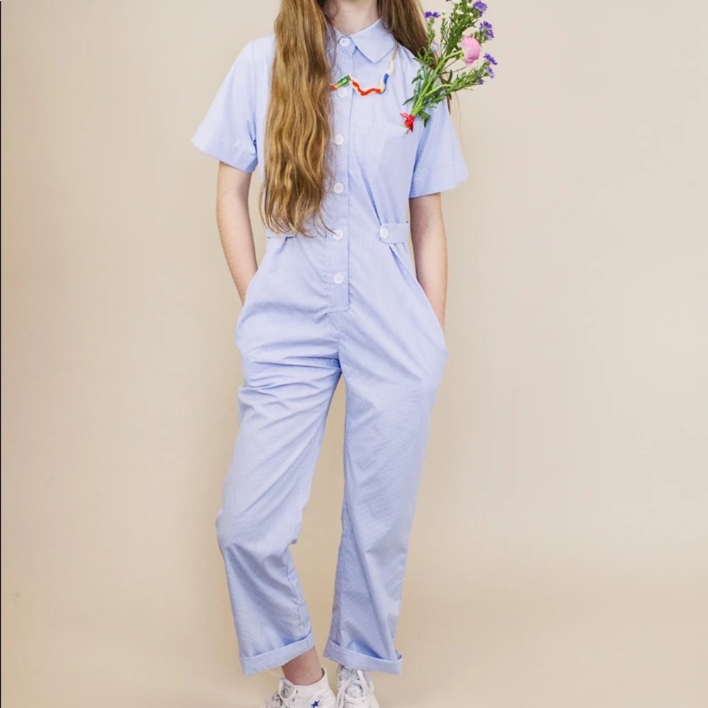 Family affairs river jumpsuit sz small